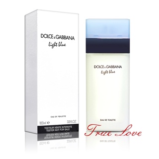 Dolce&Gabbana D&G 淺藍女性淡香水 100ML TESTER 環保包裝【岡山真愛香水化妝品批發館】