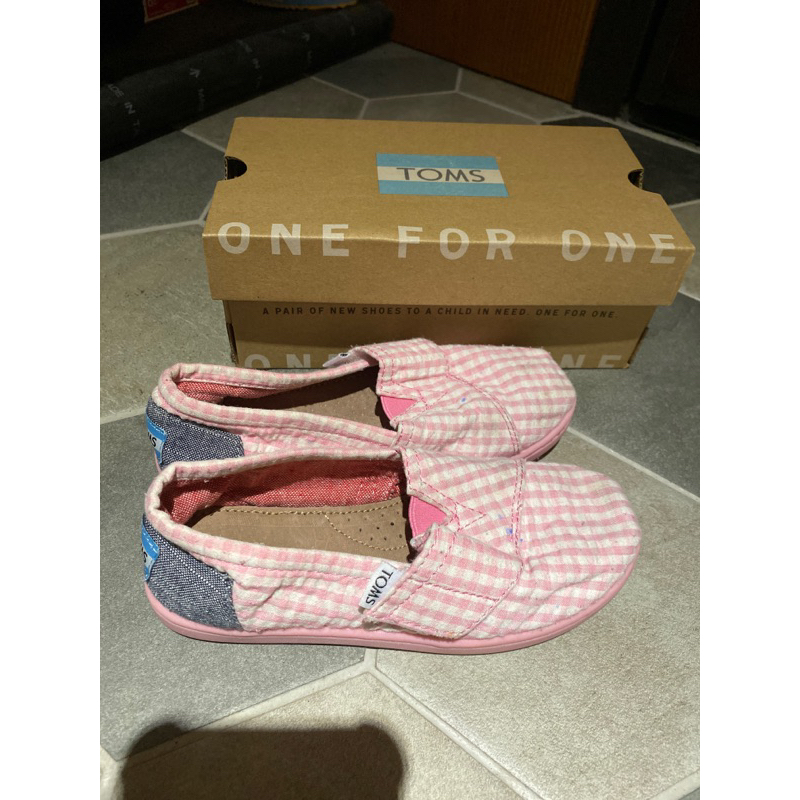 Toms 格紋 女童 便鞋