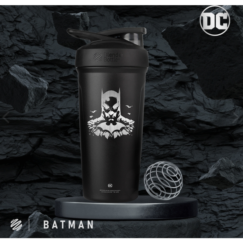 【樂森藥局】DC Blender Bottle® Strada 不鏽鋼隨行杯 | 蝙蝠俠