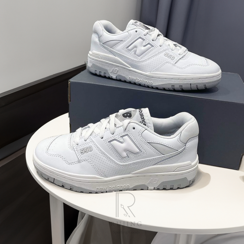 韓國kr連線 NEW BALANCE 550 NB550 白灰 復古運動鞋 休閒鞋 BB550PB1 男女款 情侶鞋