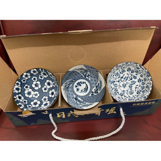 日式青瑤 和風餐具套裝 3入組全新