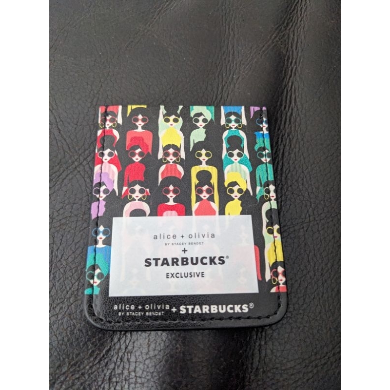 @全新 Alice&amp;Olivia × 星巴克 STARBUCKS 手機卡片夾