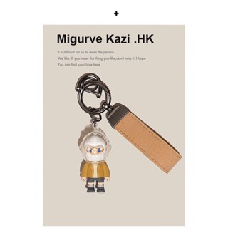 MIGURYE KAZI精緻男友力汽車鑰匙圈 鑰匙扣掛件 高級感包包吊飾 情侶掛飾禮物 背包裝飾小吊飾 包包掛飾女