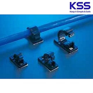 KSS凱士士 黏式配線固定座 4J-S 6J-S 8J-S 理線器 電線固定器 圓型扣線器 背膠卡式整線器