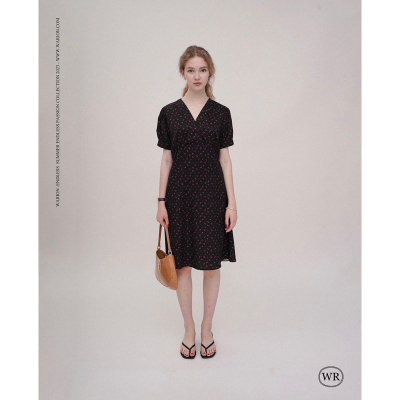 【全新】WARION - Keukenhof Dress - Black 法式 洋裝