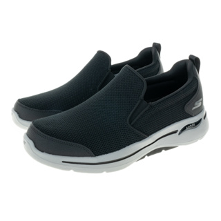 SKECHERS GO WALK ARCH FIT 男款 黑色 健走鞋 216260BKGY Sneakers542