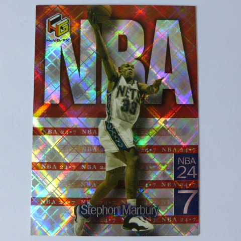 ~Stephon Marbury/馬布瑞~NBA球星/馬大帥.1999年UD.閃亮鑽石設計特殊卡