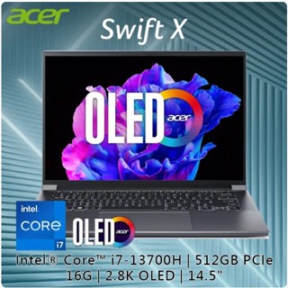 ACER Swift X SFX14-71G-74EQ 灰(i7-13700H/16G/RTX3050-6G/512G