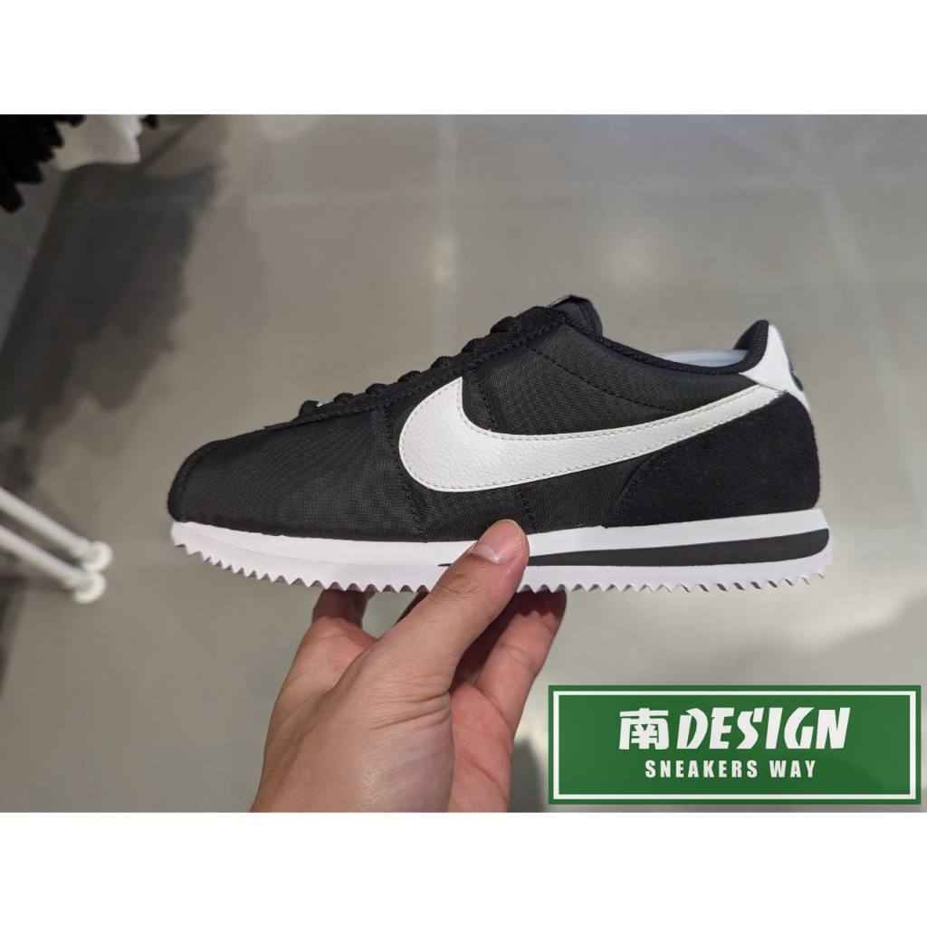 南🔥2023 10月 NIKE Cortez 麂皮 皮革 拼接 阿甘鞋 復古 休閒 女款 黑白 DZ2795-001