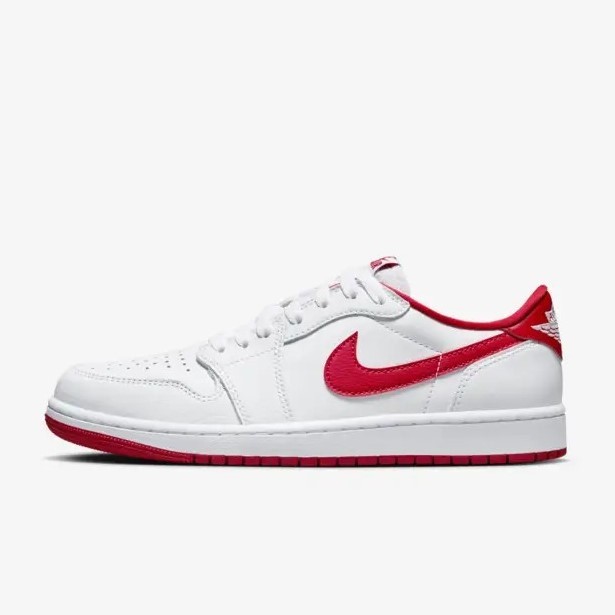 胖達）NIKE AIR JORDAN 1 LOW OG CZ0790-161 白紅 男鞋