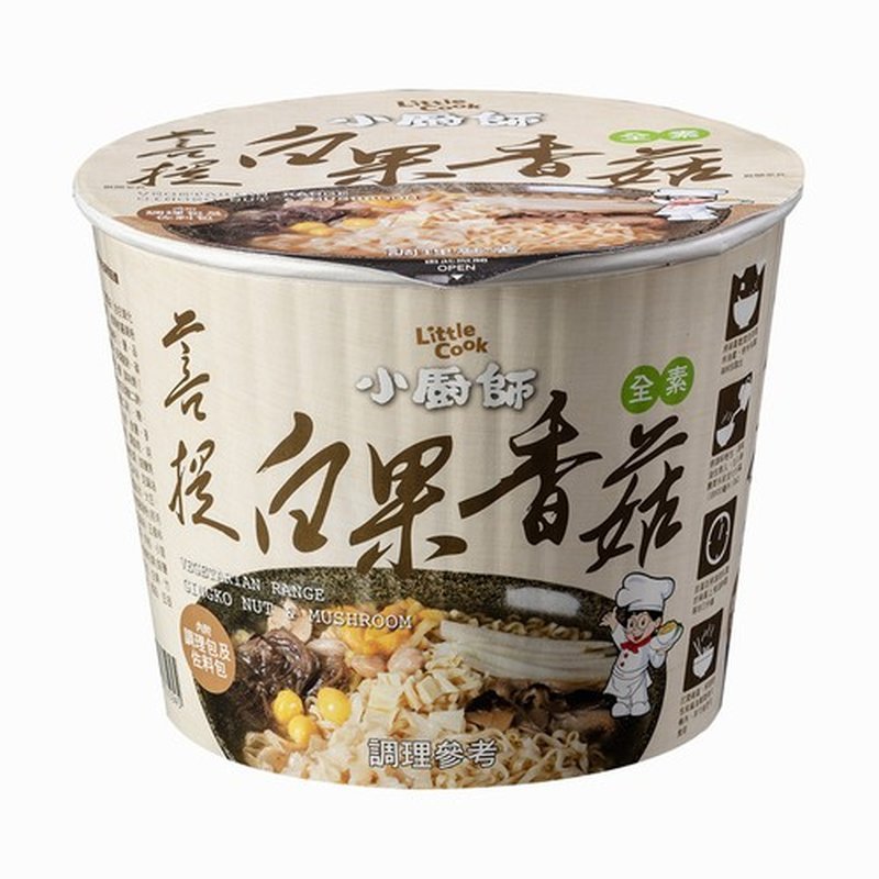 【小廚師】菩提白果香菇麵 素食麵