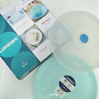 ✨全新轉售 法國Luminarc 樂美雅 蒂芬妮藍2件式餐盤組 25cm圓盤