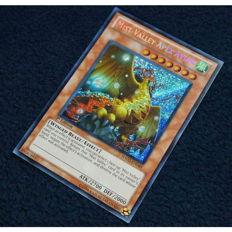 正版遊戲王 HA02-EN049 美英1刷 斜鑽 霞之谷的巨神鳥X1(NM近美品)=DT04-JP029