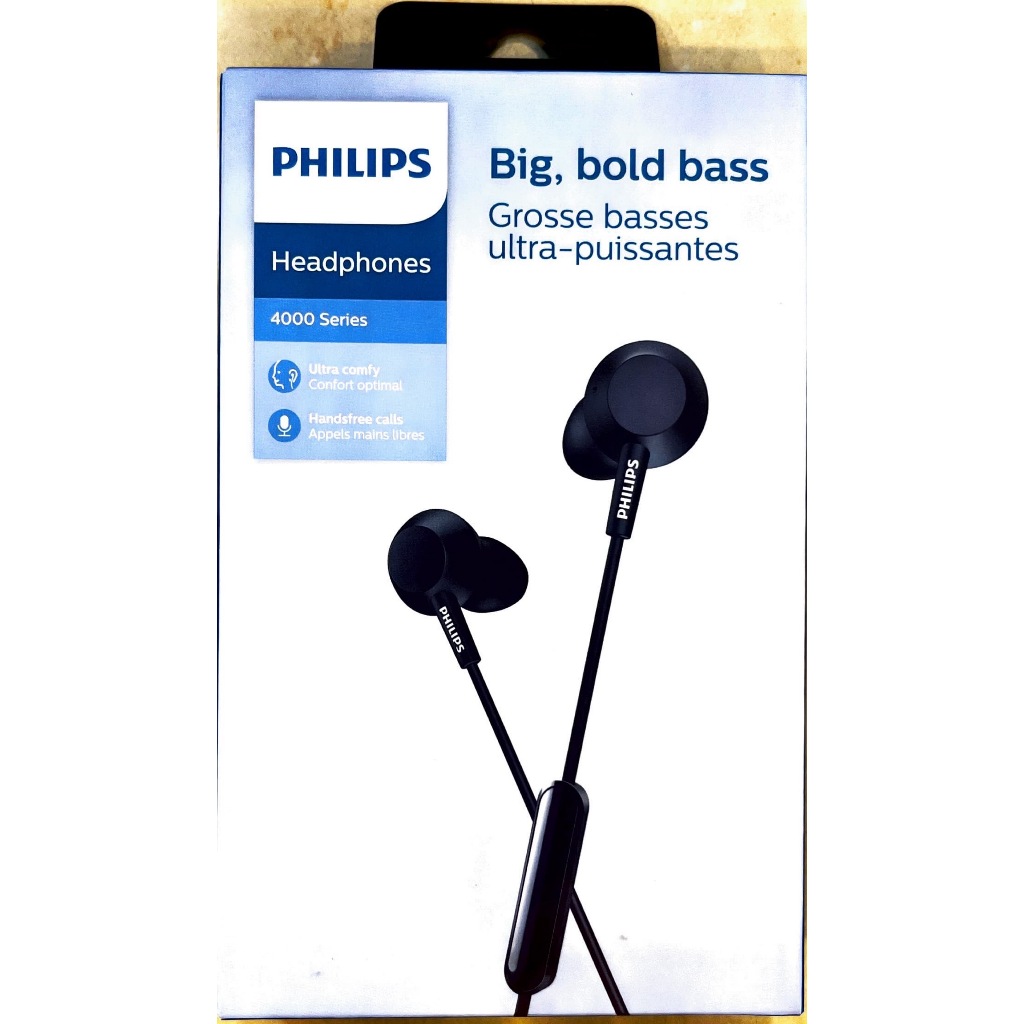 Philips 飛利浦耳塞式耳機附麥克風 TAE4105