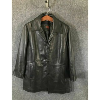 DANIER LEATHER JACKET SIZE XL 加拿大DANIER名牌皮衣