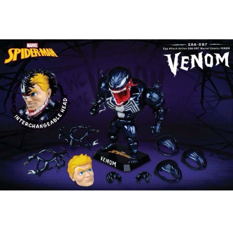 野獸國 EAA-087 MARVEL 漫威 猛毒 VENOM 可動公仔