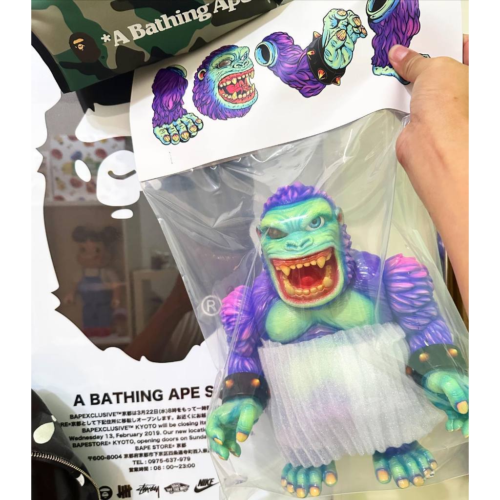 LESTANG NICOLAS　DAGONZILLA　JUNGLE 小狗吉拉LESTANG NICOLAS DAGONZILLA JR RAINBOW 設計師玩具