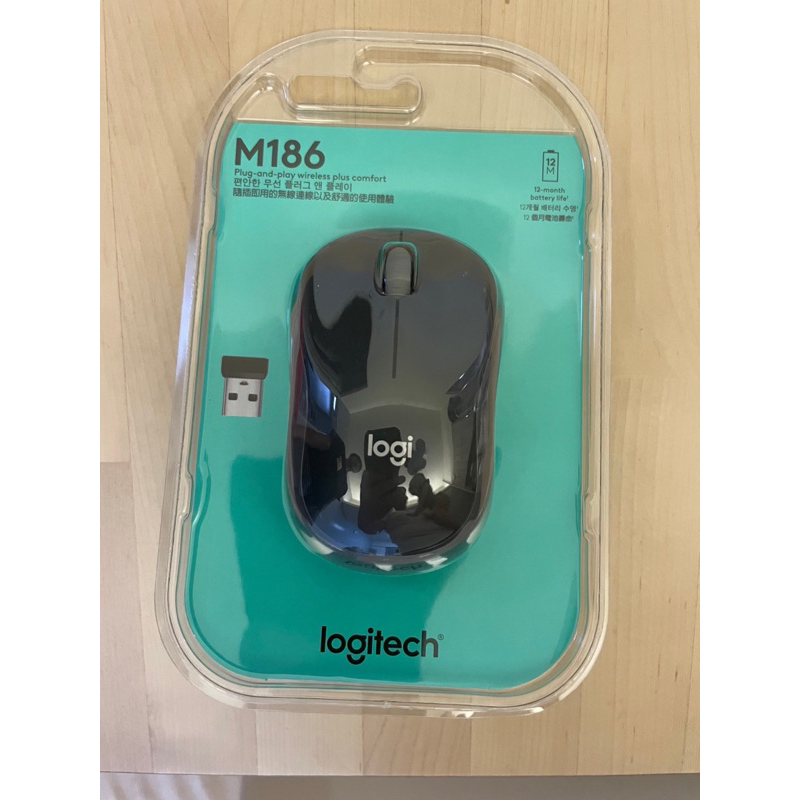 Logitech 羅技 m186無線滑鼠(含運)