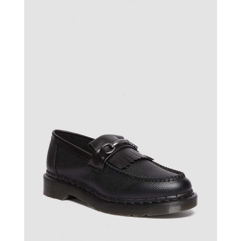 麻緹子 Dr.Martens 英國 馬汀大夫 Adrian Snaffle 黑 樂福 壓花漆牛皮 流蘇 英倫 男/女