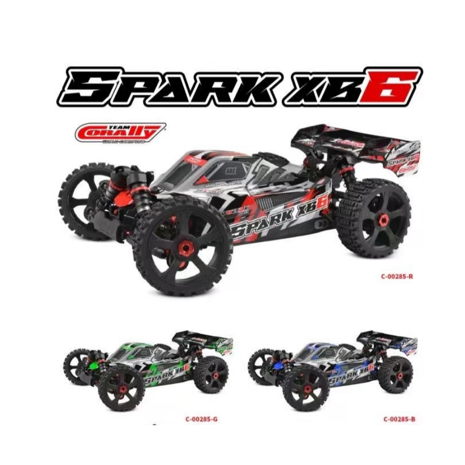 上手遙控模型  Corally比利時進口 SPARK XB-6 1/8 電動越野車 6S無刷RTR 首批送16支工具組