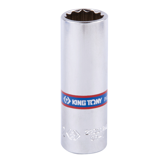 [士東工具] KING TONY 2230M 1/4" 2分 公制十二角套筒 長型 手動套筒 (4~14mm)