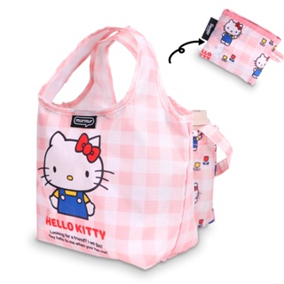 【murmur】 餐餐袋/3way小提袋-hello kitty（粉白格）