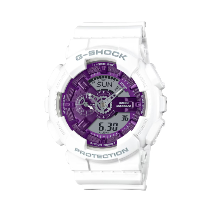 【CASIO G-SHOCK】2023季節系列雙顯休閒運動腕錶-神秘紫/GA-110WS-7A/台灣總代理公司貨享一年保