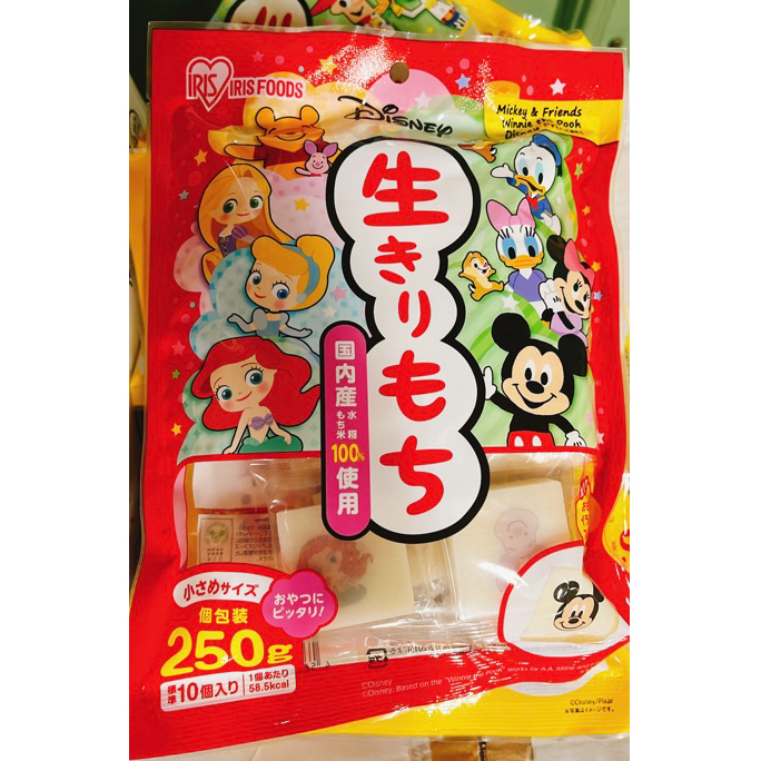 日本 Iris 茲姆茲姆麻糬 Disney迪士尼 Tsum Tsum 烤年糕 烤麻糬 方形麻糬