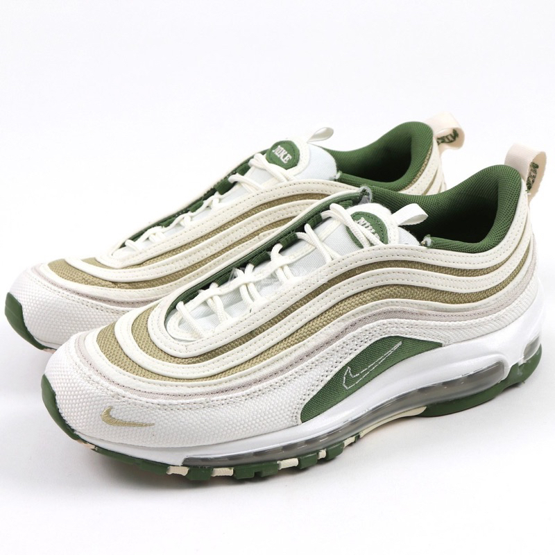 （全新正品）NIKE Air Max 97 SE 白綠 氣墊避震 男休閒鞋 DM8588-100