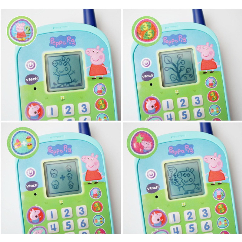 美國正版 全新 Vtech Peppa Pig 佩佩豬 手機玩具 英文教具 智慧學習互動小手機 粉紅豬小妹