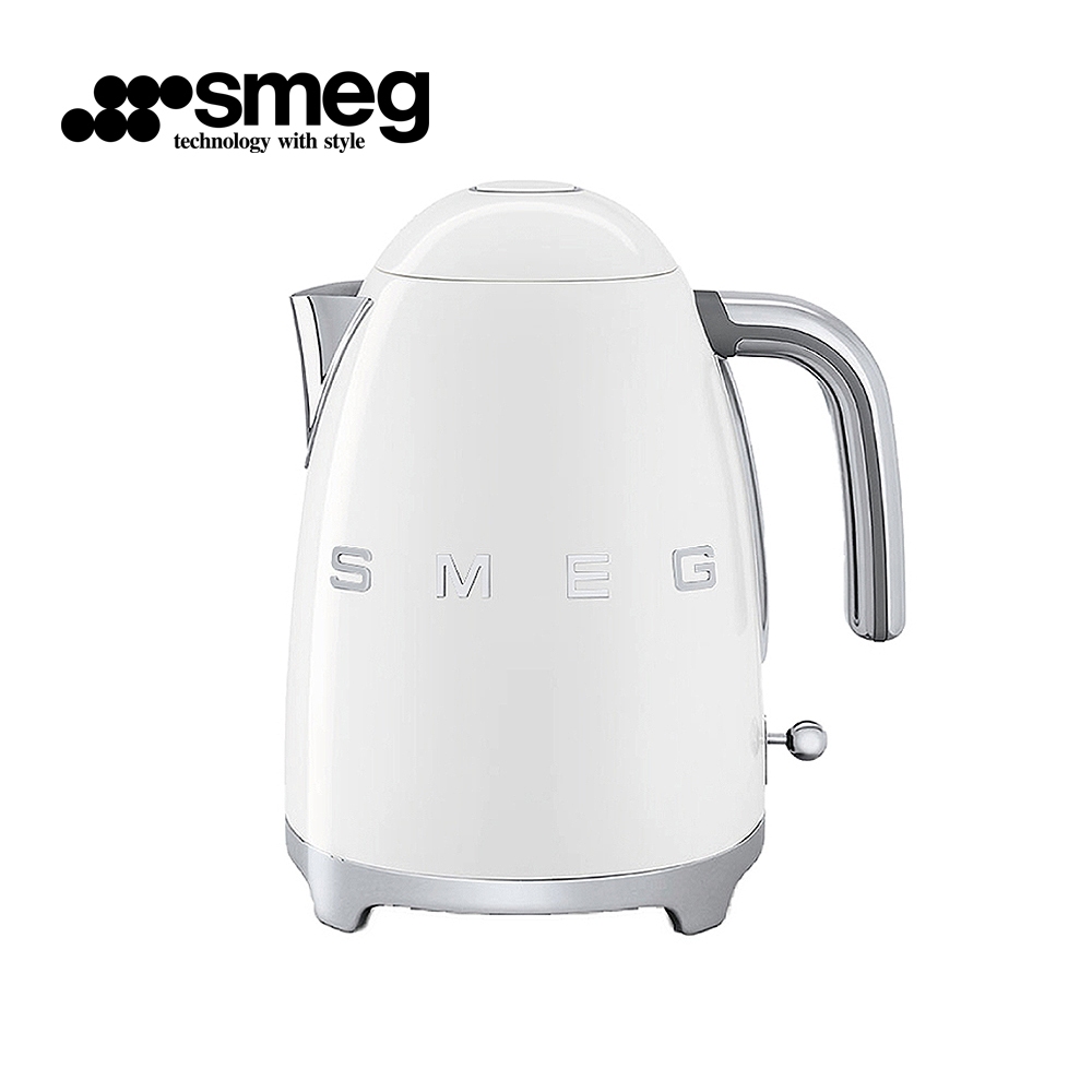 【SMEG】義大利1.7L大容量電熱水壺-珍珠白_KLF03WHUS