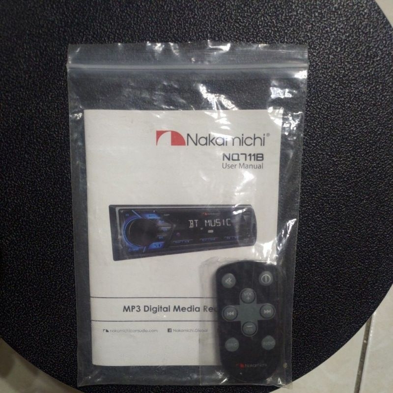Nakamichi 遙控器 NQ711B (無音響面板僅遙控器