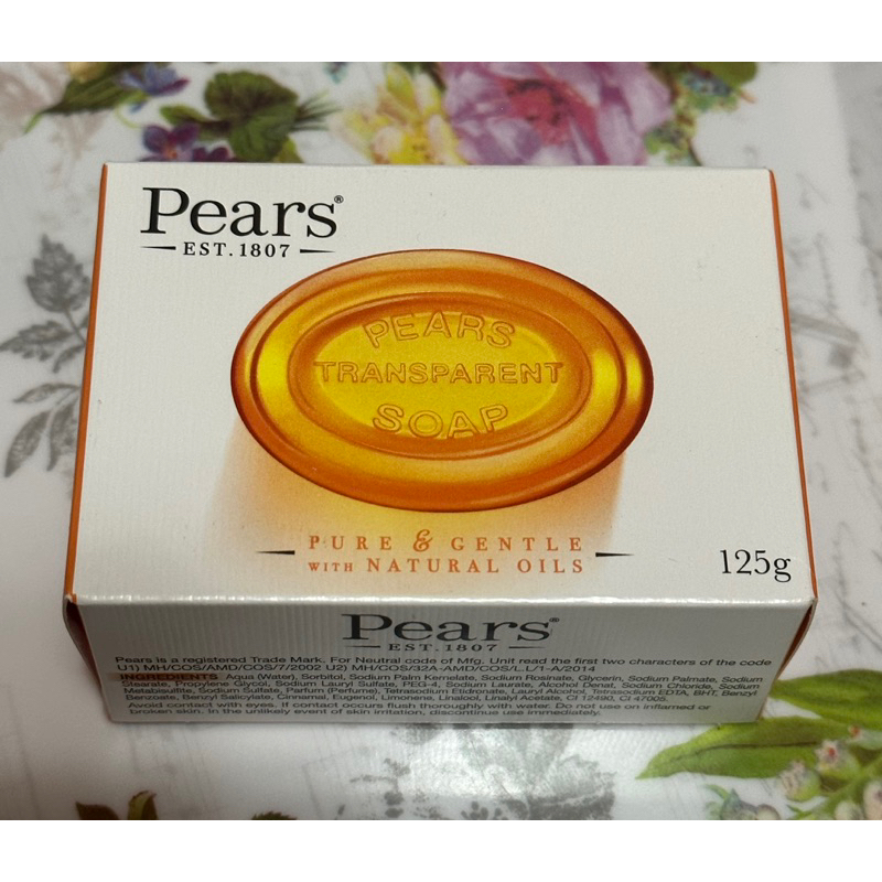 《過期/即期良品》 PEARS琥珀呵護橘色香皂125g