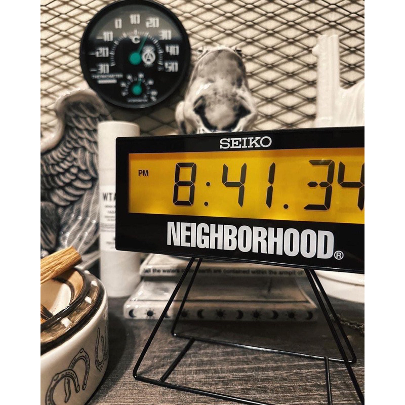 『現貨』WHY BAPE | NEIGHBORHOOD X SEIKO. MINI SPORTS TIMER CLOCK