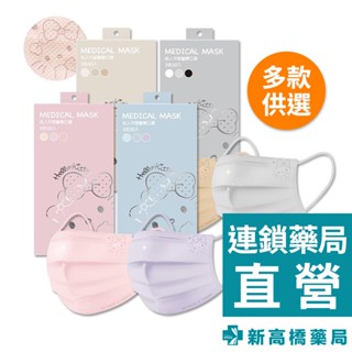 臺歐 Hello Kitty成人平面醫療口罩（未滅菌） 30入/盒【新高橋藥局】多款供選