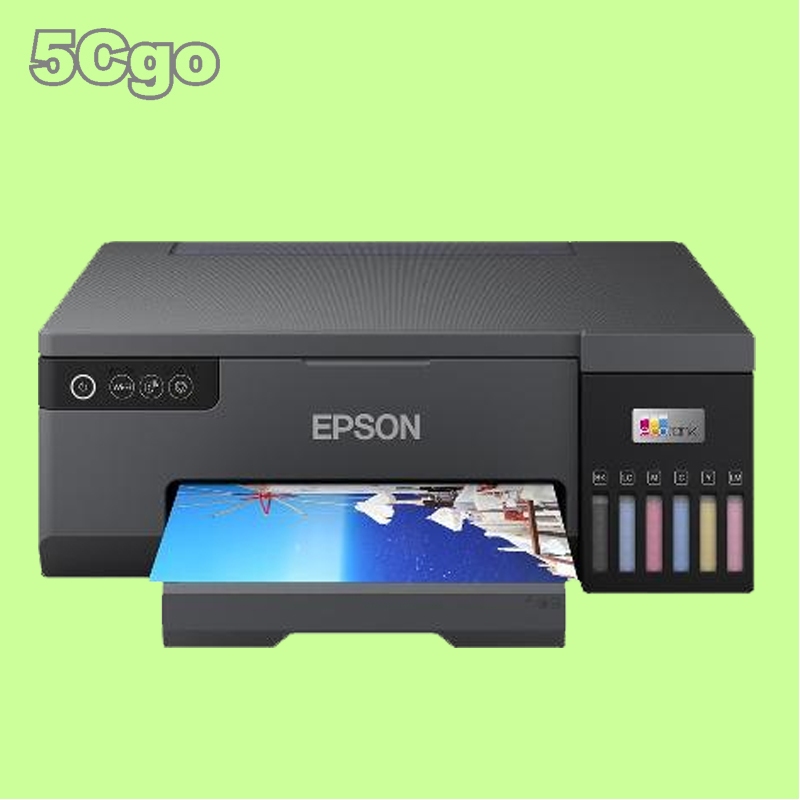 5Cgo 【權宇】EPSON L8050六色相片/光碟/ID卡列印 連續供墨印表機高速列印全新內嵌式墨水槽 1年保 含稅