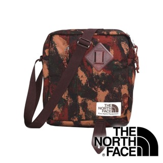 【THE NORTH FACE 美國】BERKELEY 側背包 『紅棕印花』NF0A52VT
