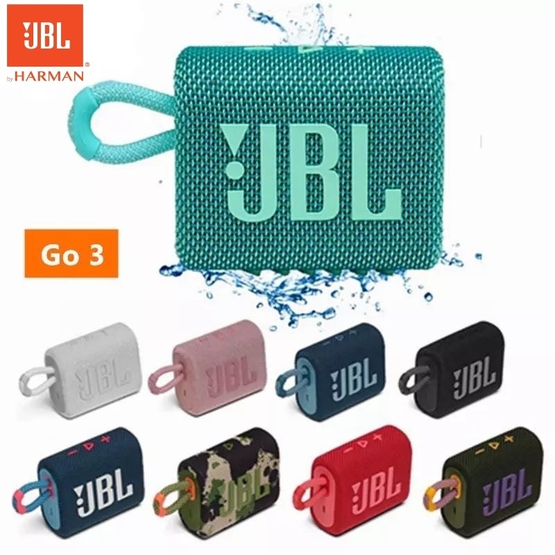 【免運現貨】JBL GO3 金磚三代 藍牙音響喇叭 無線藍牙便攜音響 迷你戶外 運動 跑步 音箱 可攜式 防水藍牙音響