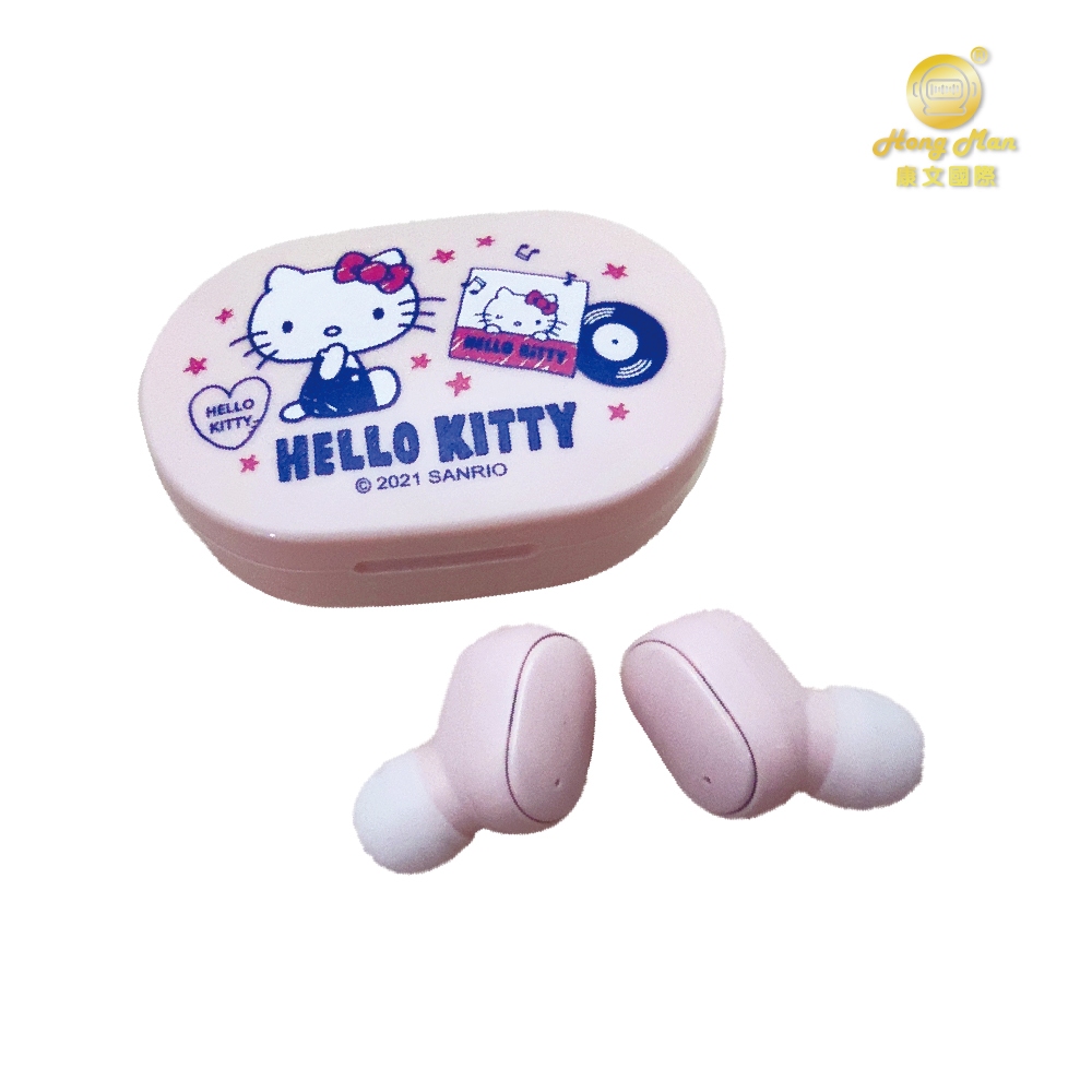 【Hong Man】 三麗鷗Hello Kitty 無線藍牙耳機 KT唱片