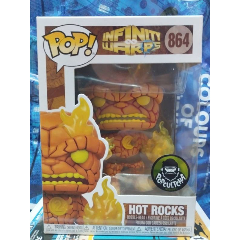 咪恩本舖 FUNKO POP 正版 864 霹靂火 石頭人 猿人貼 漫威 驚奇4超人 無限扭曲 系列