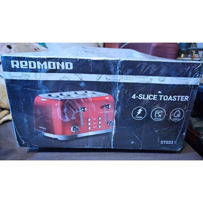 REDMOND Redmond 專業型 烤麵包機 四凹槽一次烤四麵包，六段式加熱控制 家用，營業用皆適合，全新未拆現貨。