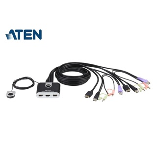 ATEN 2埠 USB HDMI KVM 多電腦切換器 (CS692)