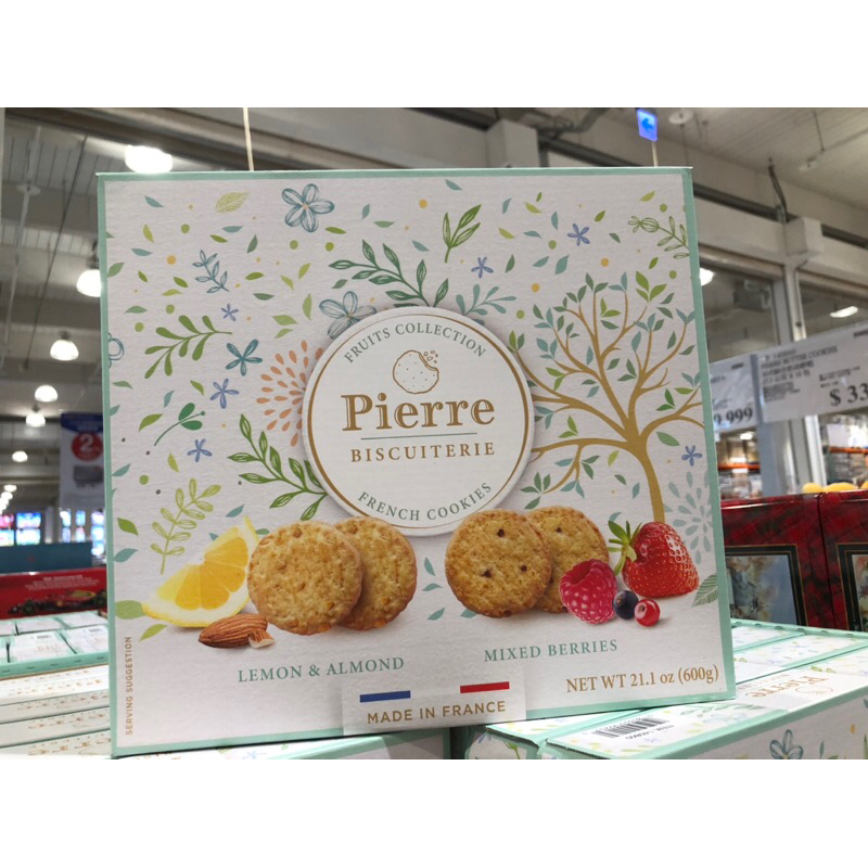 好市多新品上架拆賣一入28元Pierre 法式綜合奶油餅乾 37.5公克