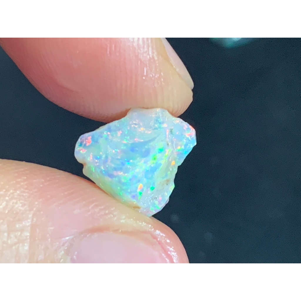 茱莉亞澳洲蛋白石 上等水晶蛋白石原礦 編號R151重3.26克拉 原石crystal opal 歐泊 澳寶 閃山雲 歐珀