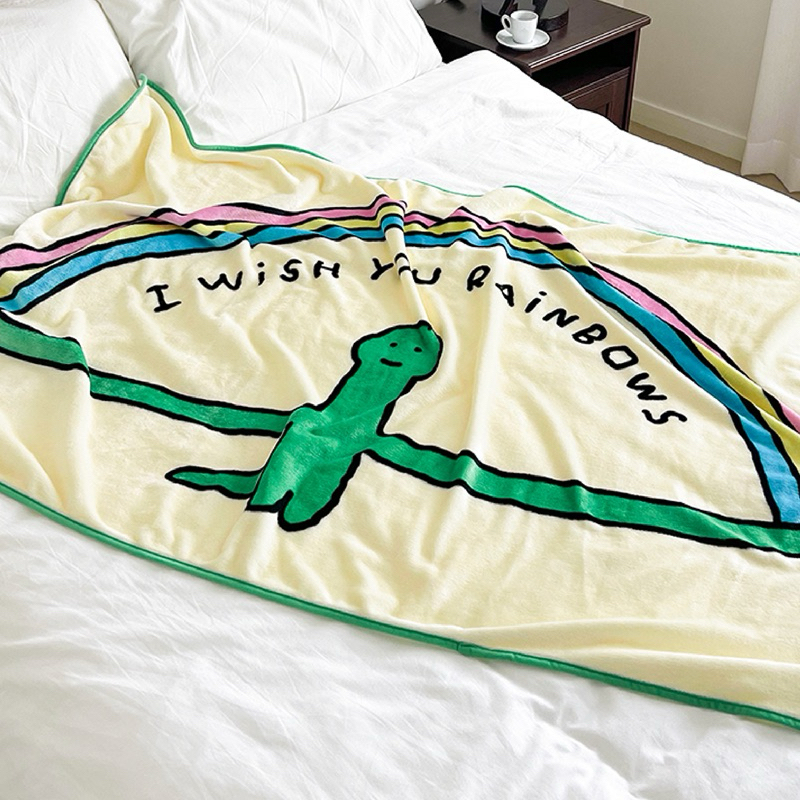 🇰🇷 ᴢʜᴏᴜ.ᴋʀ現貨｜Joguman Studio 彩虹腕龍毯子 腕龍毛毯 ｜韓國文創·品牌代購