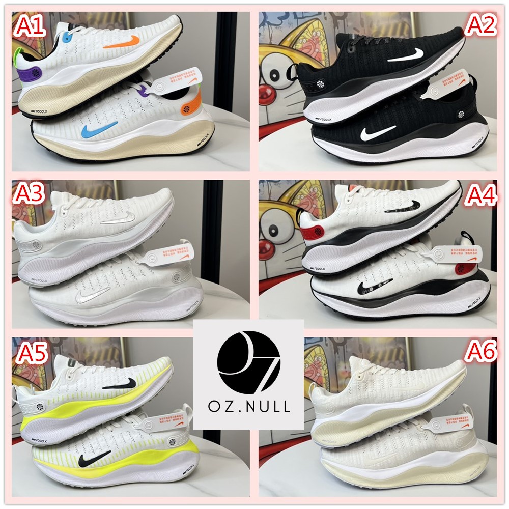 【OZ.NULL】NIKE REACTX INFINITY RUN 4 編織 緩震 休閒 慢跑鞋  DR2665-100