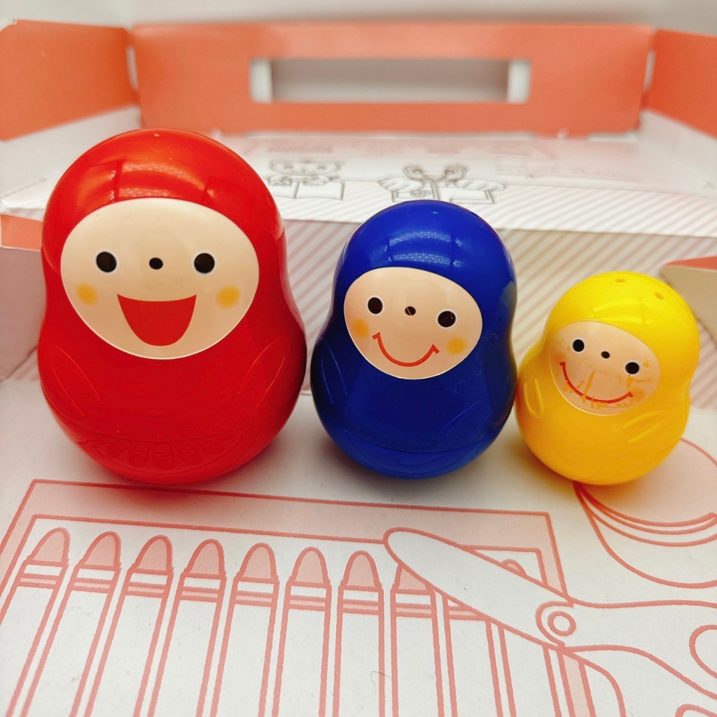 現貨 顏色娃娃 顏色寶寶 紅+藍+黃 巧虎 巧連智 二手玩具出清