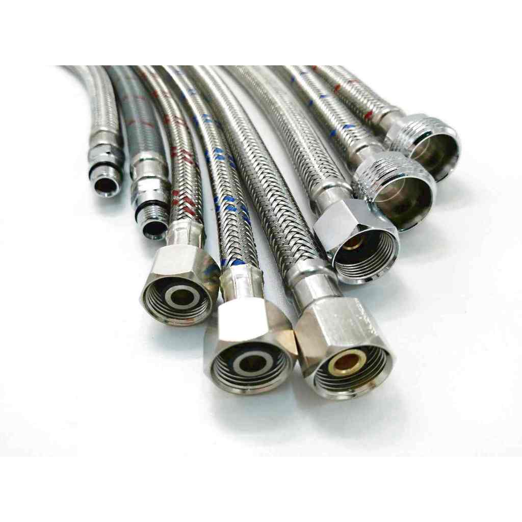 台製 挑戰最低價 4分牙4分管 304不銹鋼編織管 (鋼絲軟管) 白鐵軟管 ST軟管 品質保證