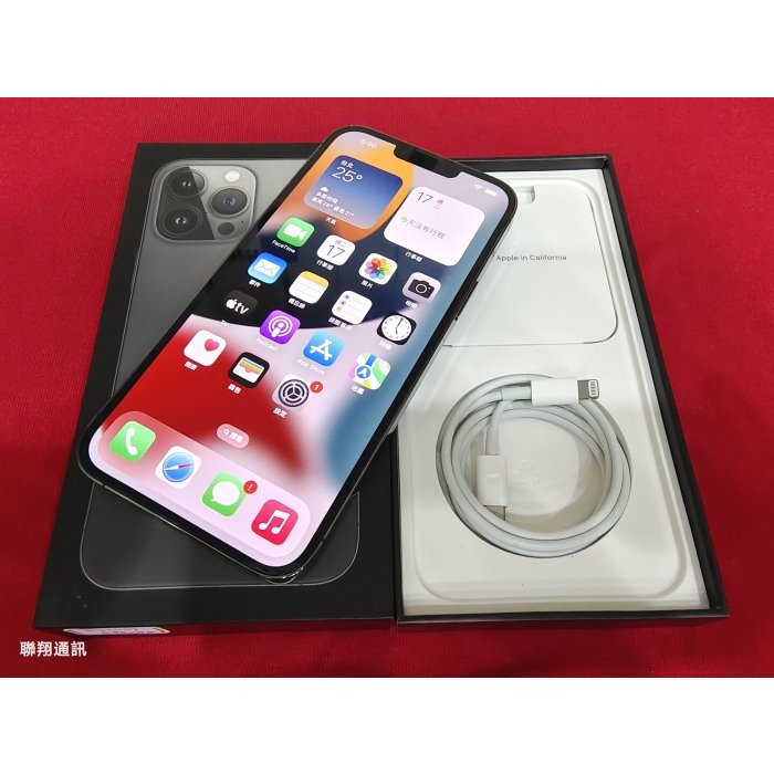 聯翔通訊 機況優 灰色 Apple iPhone 13 Pro Max 256G 台灣過保固2022/10/1※換機優先