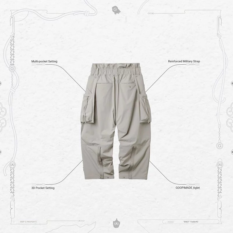 GOOPiMADE x Acrypsis(A).05G -“DUET” R-Shield Pocket Trousers